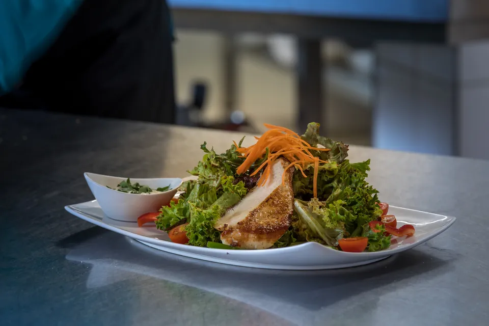Gericht aus der Restaurantküche des Parkclub Nymphenburg